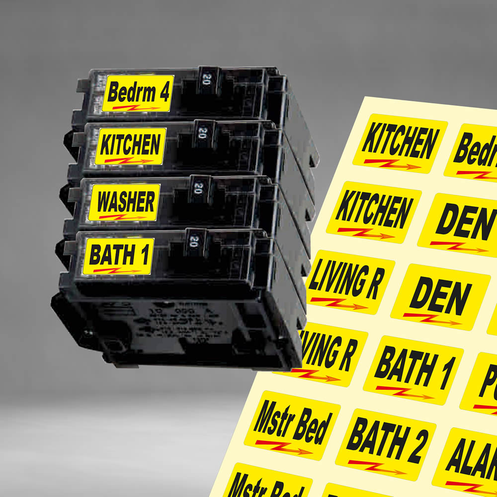 Adhesive Toolbox Labels