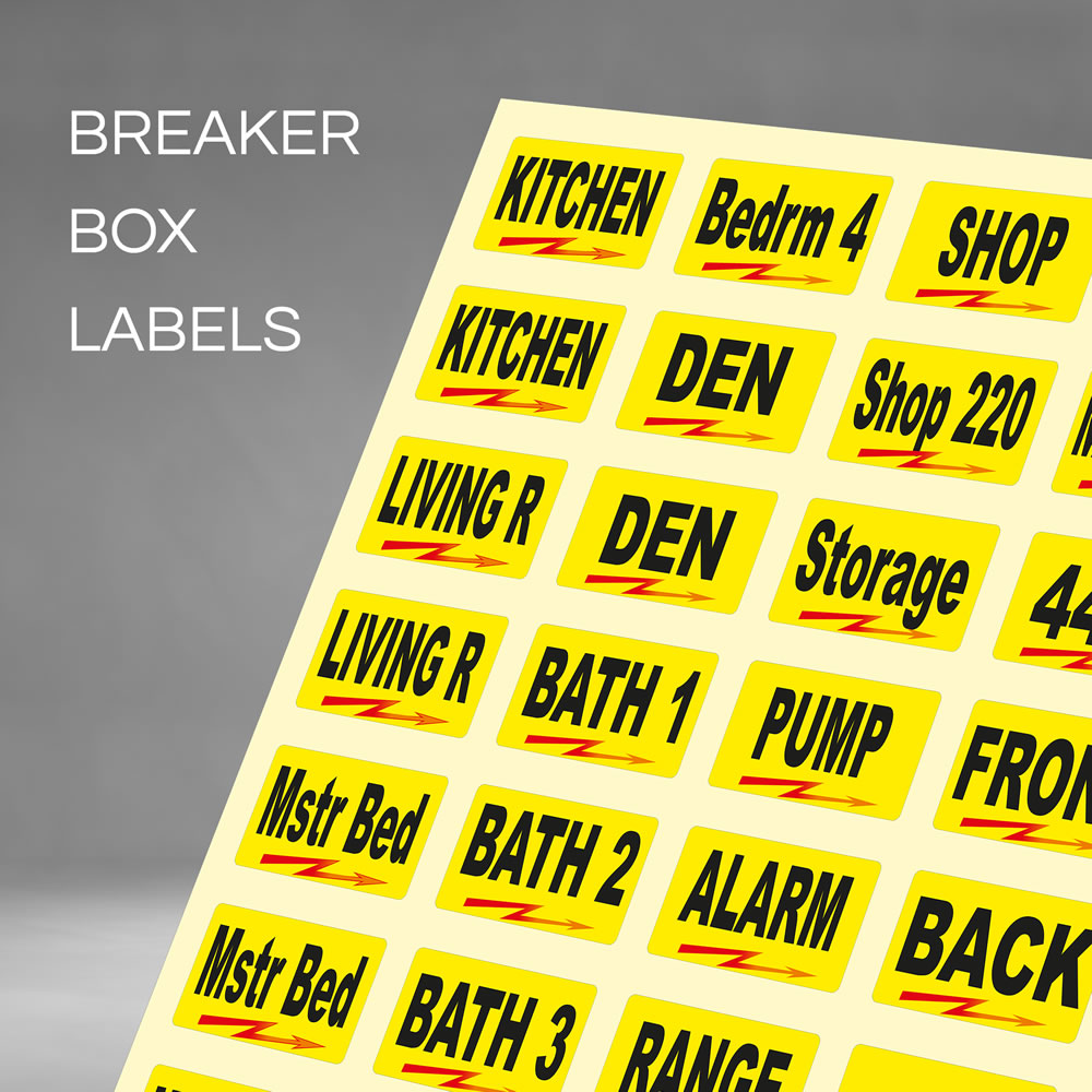 Adhesive Toolbox Labels