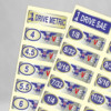 Veterans Chrome Socket Labels