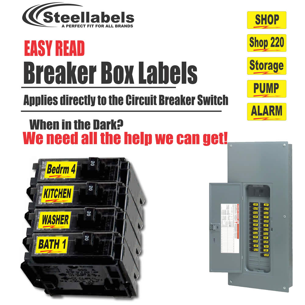 Circuit Breaker Label Template