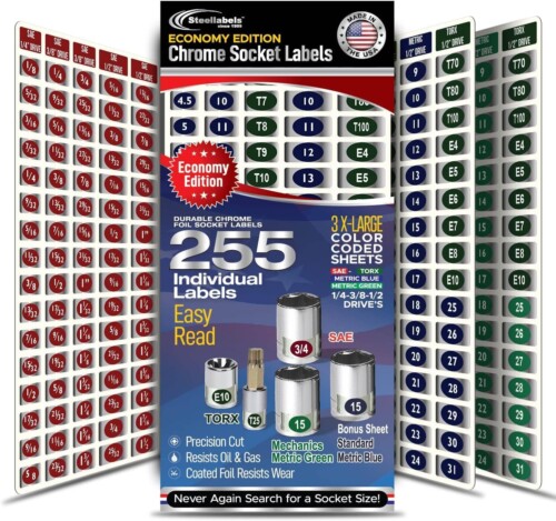 Shop Owners LOT - The Ultimate Organizer Deal - 2000 Tool Labels for The Entire Shop - Complete Your Tools, Tool Boxes, Breaker Panel, Power Tools and Garage. - Image 5