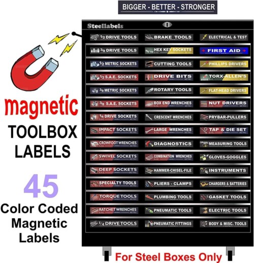 Shop Owners LOT - The Ultimate Organizer Deal - 2000 Tool Labels for The Entire Shop - Complete Your Tools, Tool Boxes, Breaker Panel, Power Tools and Garage. - Image 3