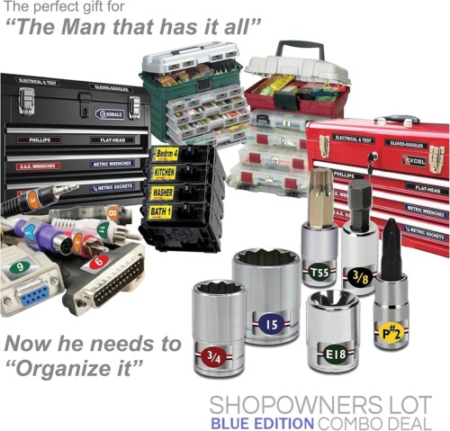 Shop Owners LOT - The Ultimate Organizer Deal - 2000 Tool Labels for The Entire Shop - Complete Your Tools, Tool Boxes, Breaker Panel, Power Tools and Garage. - Image 2